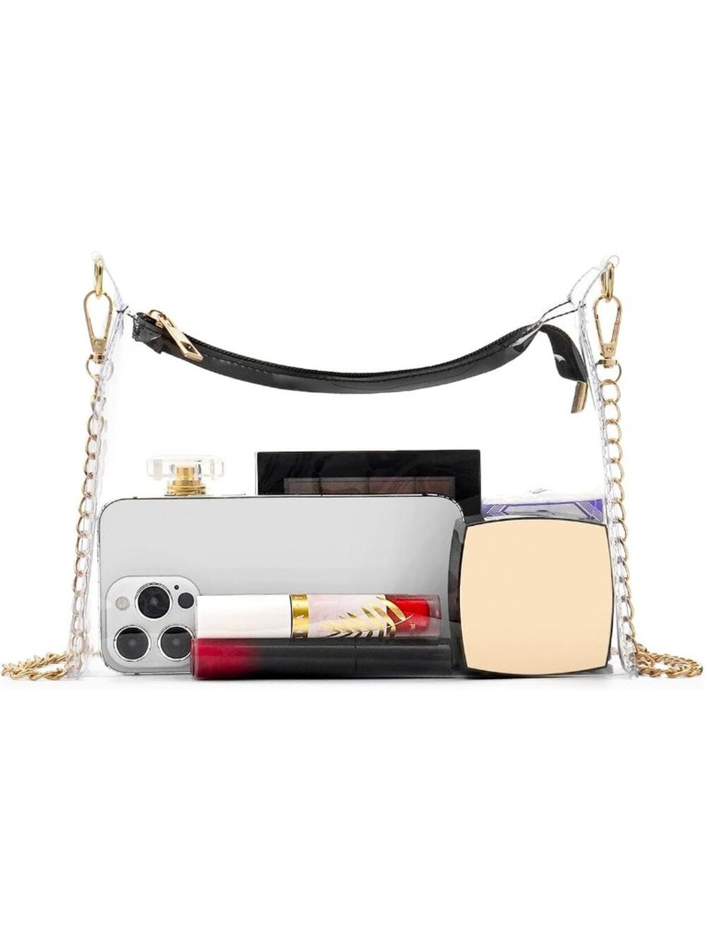 Stadium Approved Clear Shoulder Bag for Women - Stylish & Versatile Purse